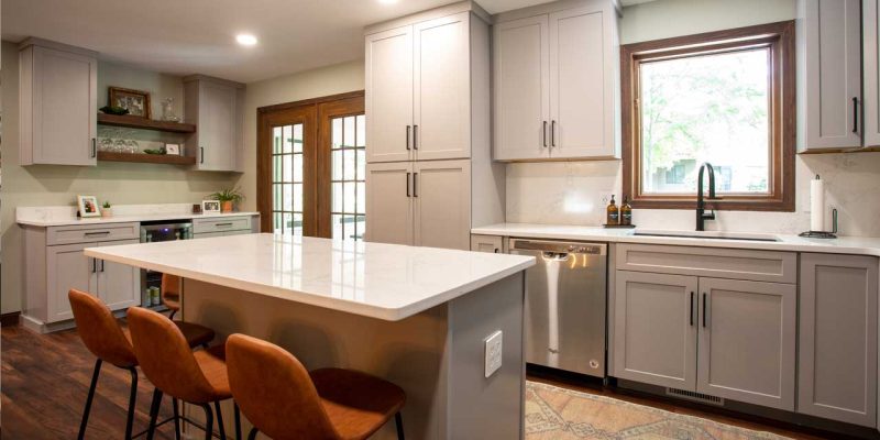 custom contemporary kitchen remodel fort wayne