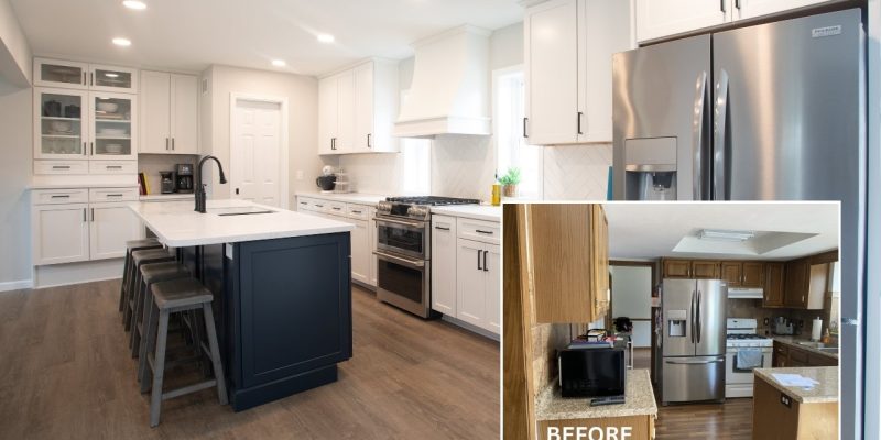 kitchen remodel before after