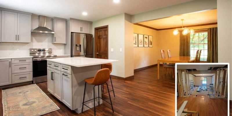 kitchen remodel dining room renovation fort wayne