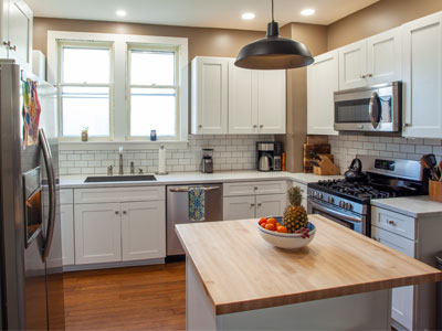 water damaged kitchen renovation fort wayne